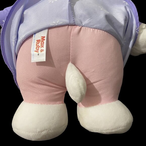 Aurora Max and RUBY Plush 14" Bunny Rabbit Sister Anthropomorphic TV Show - Picture 5 of 5